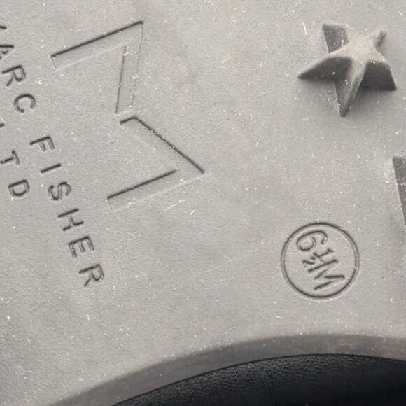 Marc Fisher Ganven Over-The-Knee Boots Buckle Women's Black Size US6.5M EU37 - Picture 12 of 16